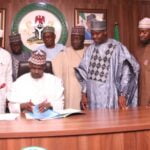 Gov. Sule signs 2024 budget into law.