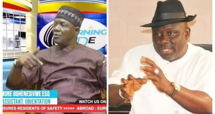 Executive Assistant on Orientation to Delta State Governor and Communications to the Governor, Dr Latimore Oghenesivbe and Governor of Delta State, Rt Hon Sheriff Oborevwori