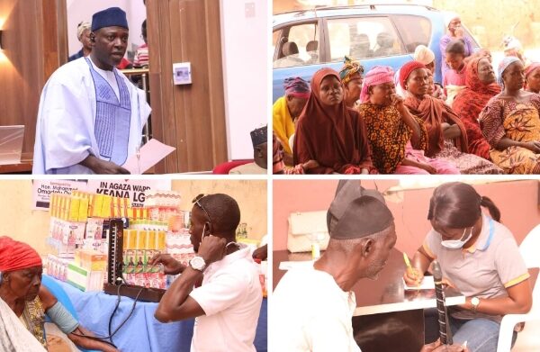 Hon. Omadefu offers free medical services to 2,500 residents of Agaza, Keana LGA.