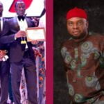 The President of Masters Energy Group, Dr Uchechukwu Sampson Ogah (CON) & Abia State Chieftain of the All Progressives Congress(APC) Hon Otuwe Kalu Oji.