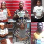 EFCC arrests six suspected currency Saboteurs in Lagos.