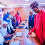 Nasarawa State Governor, Engineer Abdullahi A Sule during official unveiling the Nasarawa State Payroll System Upgrade, at a ceremony at the Government House, on Tuesday.