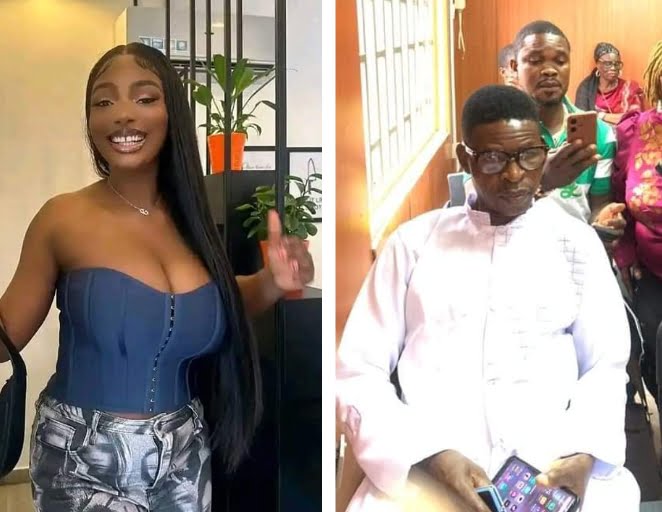 Wife of late Mohbad, Wumi Aloba and father of late Mohbad, Mr. Chinasa Afigbo Joseph Aloba