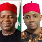 Abia State Governor, Alex Otti and Renowned financial accountant, Ejikeme Alozie-Nwaogboso(MBA)