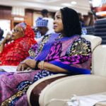 First lady of Abia State, Mrs. Priscila Chidinma Otti (R) and first lady from other state