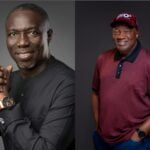 Edo State PDP govership candidate, Mr. Asue Ighodalo and his running mate, Osarodion Ogie Esq