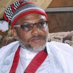The leader of the Indigenous Peoples of Biafra (IPOB), Nnamdi Kanu. 