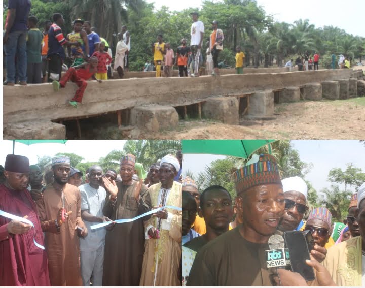 Nasarawa APC Chairman, Bello commissions over N15million Feferuwa bridge constructed by Hon Alkali.