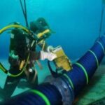 Undersea Cable undergoing repairs