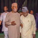 Former Vice President, Alhaji Atiku Abubakar and Former National Chairman of the Peoples Democratic Party, PDP, Senator Iyorchia Ayu