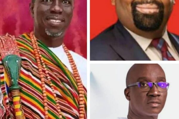 Dr Asue Ighodalo (PDP, Olumide Osaigbovo Akpata (LP) and Senator Monday Osiagbovo Akpata (APC)