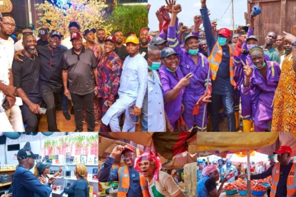 Workers day: How Asue Ighodalo Celebrate Edo Citizens in marketplaces.