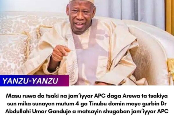 All Progressives Congress, APC, National Party Chairman, Dr. Umar Abdullahi Ganduje
