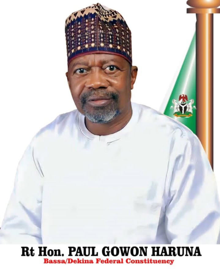 House of representatives member for Dekina/Bassa federal constituency, Hon. Gowon Paul Haruna