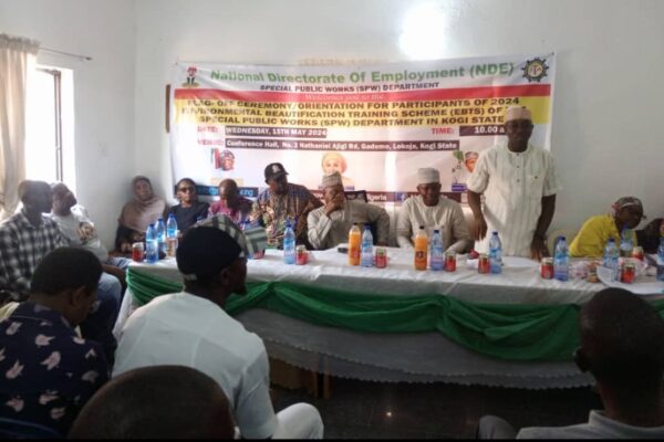 Kogi NDE trains 20 unemployed youths in Environmental beautification Skills