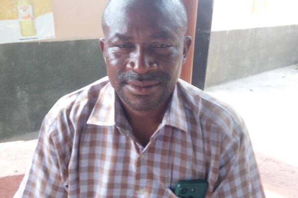 The Crusher Community Chairman in Lokoja, Kogi State, Mr George Mataga