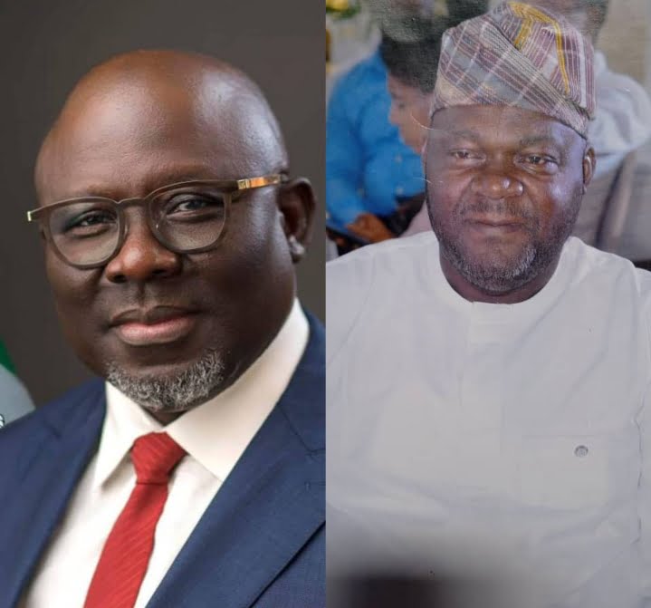 Governor of Delta State, His Excellency, RT Hon Sheriff Oborevwori and Olorogun Okiemute Oviri Okwagbe (JP), the lyete of Agbon Kingdom