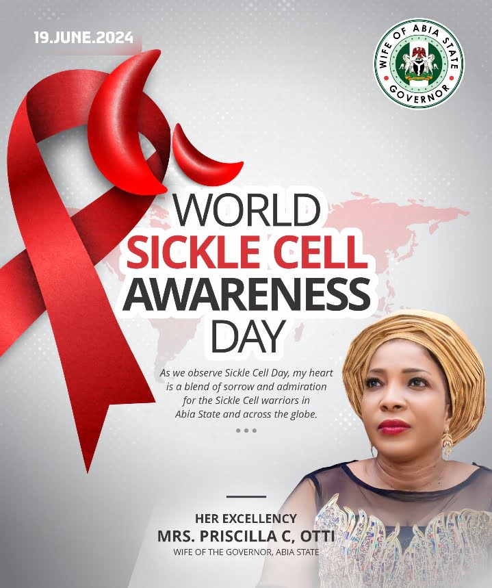 Wife of the Abia State Governor, Mrs. Priscilla Chidinma Otti