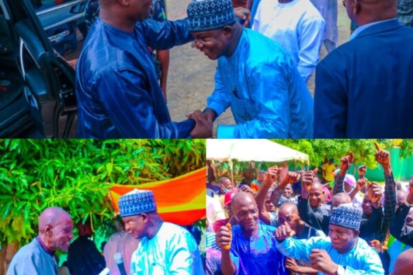 Images of Hon. Luka Iliya Zhekaba, representing Obi 2 Constituency at the Nasarawa State House of Assembly during his program