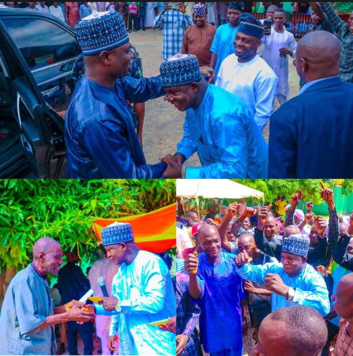 Images of Hon. Luka Iliya Zhekaba, representing Obi 2 Constituency at the Nasarawa State House of Assembly during his program