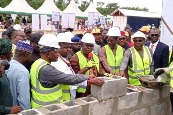 President Tinubu Flags off construction of 250 New Homes in Delta