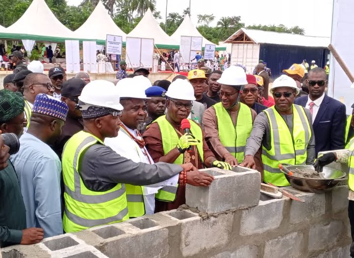 President Tinubu Flags off construction of 250 New Homes in Delta