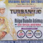 Alhaji Aliyu Daudu Adinoyi to be turban as Ohi Oviza Anebira Zazzau Suleja, Niger State
