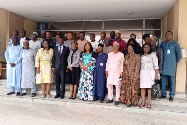 The Oil Producers Trade Section (OPTS), under the leadership of Executive Director Mr. Gweke Ajaifia in a group photograph with other stakeholders