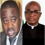 Former governor of Benue state, Senator Gabriel Suswam and Governor Hyacinth Alia