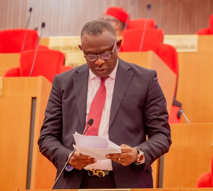 Senator Sunday Karimi Steve, representing Kogi West District