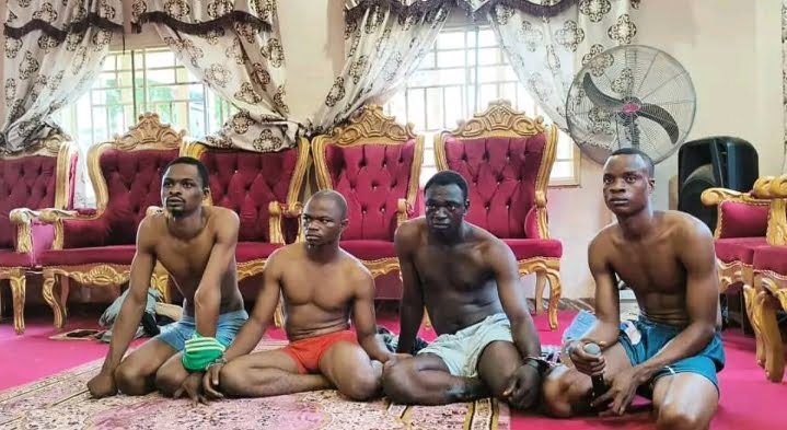 Traditional ruler handover notorious motorcycle snatchers, cable thieves to police in Toto