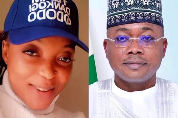 Queen Gimba Ayiami Halimat (B-Lami) and Kogi State Governor, Ahmed Usman Ododo