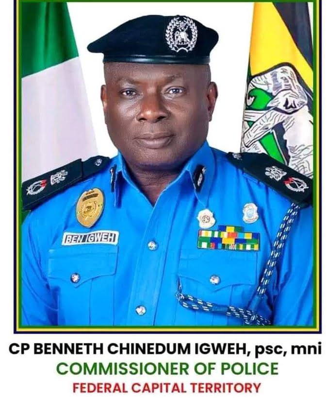 Federal Capital Territory, FCT, Commissioner of Police, Bennett Igweh