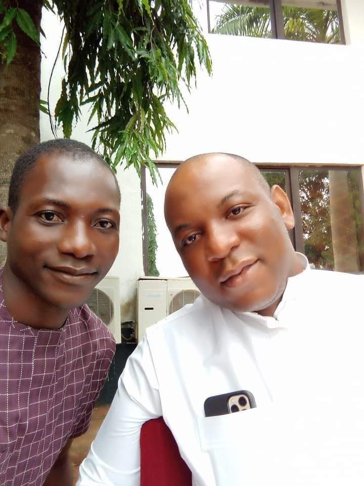 Activist Yahaya Idris and Prince Shuaib Abubakar Audu, Minister of Steel Development