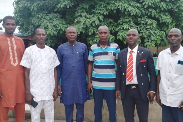 Leadership of Shuaib Abubakar Audu Foundation and aggrieve members shortly after peace and reconciliation meeting held in Lokoja, Kogi State capital