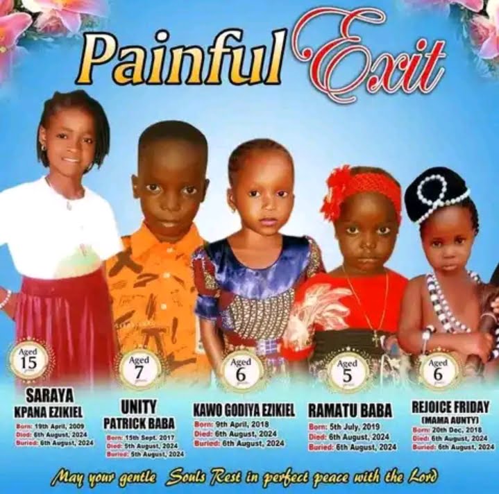 Six Children from same Family who die of food poisoning