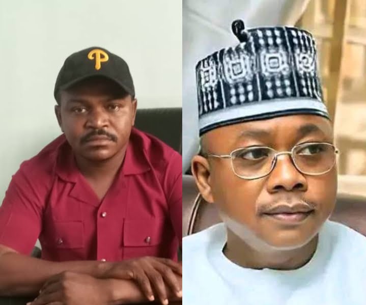 Comrade Benjamin Jeremiah Ojodale, Kogi State chapter of NYCN and Kogi State Governor, Alhaji Ahmed Usman Ododo