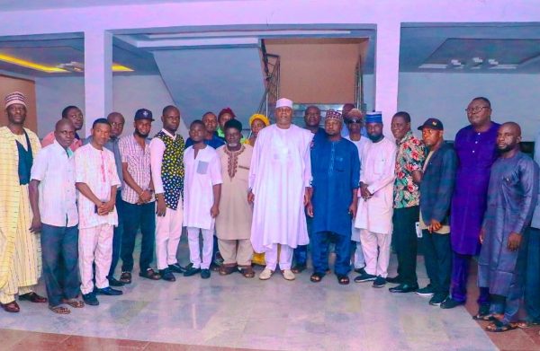 Member Representing Lafia Central constituency at the Nasarawa State House of Assembly Hon. Solomon Yakubu Akwashiki and constituents