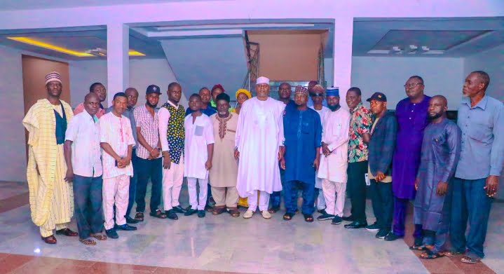 Member Representing Lafia Central constituency at the Nasarawa State House of Assembly Hon. Solomon Yakubu Akwashiki and constituents