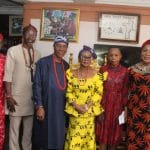 Her Excellency, Mrs. Priscilla Chidinma Otti, First Lady of Abia State in a group photograph with Mrs. Amarachi Okpokiri and community leaders