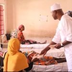 Hon. Solomon Yakubu Akwashiki, the member representing Lafia Central constituency at the Nasarawa State House of Assembly, who visited Dalhatu Araf Specialist Hospital (DASH) Lafia to identify with the sick ones