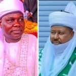 Speaker of Nasarawa State House of Assembly, Rt. Hon Ibrahim Balarabe Abdullahi and Andoma of Doma HRH Alh. Ahmadu Aliyu Ogah Onawo