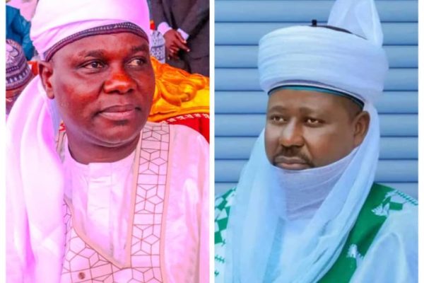 Speaker of Nasarawa State House of Assembly, Rt. Hon Ibrahim Balarabe Abdullahi and Andoma of Doma HRH Alh. Ahmadu Aliyu Ogah Onawo