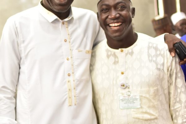 Hon. Engr. Mohammed  Abubakar Bashir Gegu, Commissioner for Solid Minerals and Natural Resources and Mr. Idris Abubakar Gegu