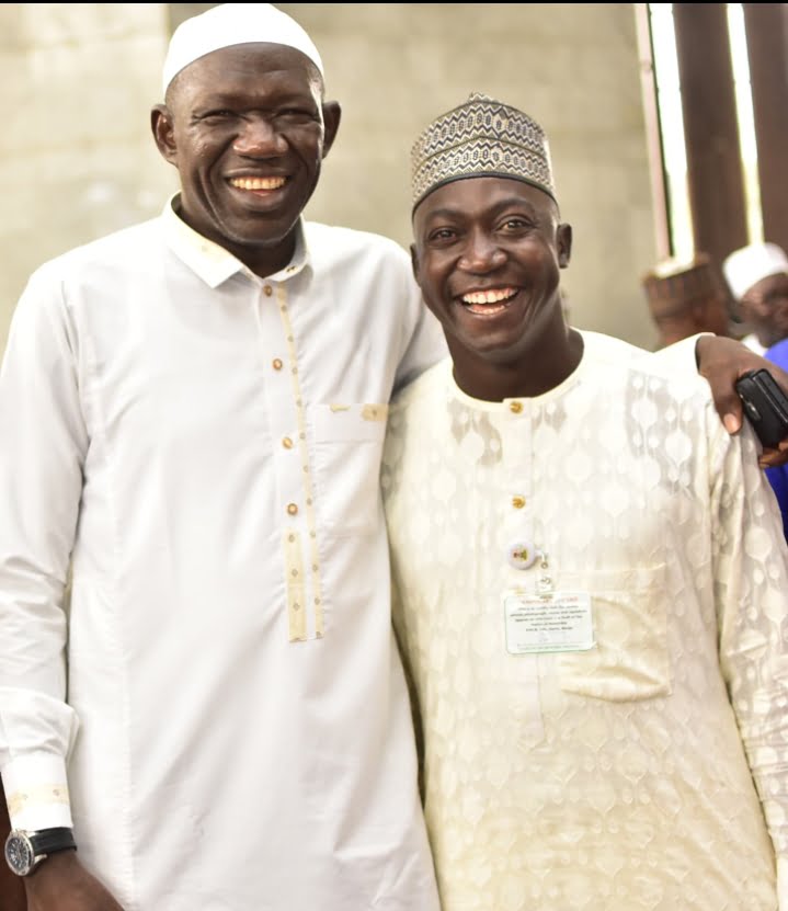 Hon. Engr. Mohammed  Abubakar Bashir Gegu, Commissioner for Solid Minerals and Natural Resources and Mr. Idris Abubakar Gegu