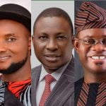 Pastor Innocent Ihiovi, EFCC Chairman, Ola Olukoyede and former Governor of Kogi State, Yahaya Adoza Bello