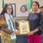 Dr. Mrs. Mary Alile Idele, National Women Leader of the All Progressives Congress, APC (L)