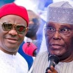 Former Vice President Atiku Abubakar and Federal Capital Territory (FCT) Minister, Nyesom Wike