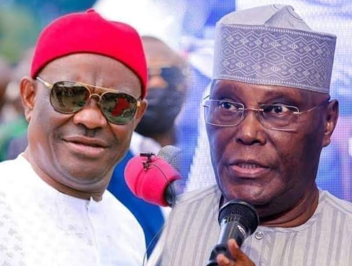 Former Vice President Atiku Abubakar and Federal Capital Territory (FCT) Minister, Nyesom Wike