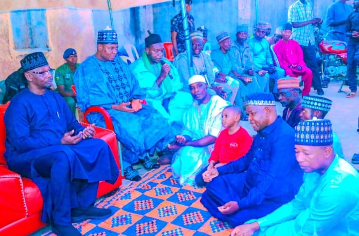 Gov. Sule and Nasarawa Speaker mourn with Hon. Muluku over father's death